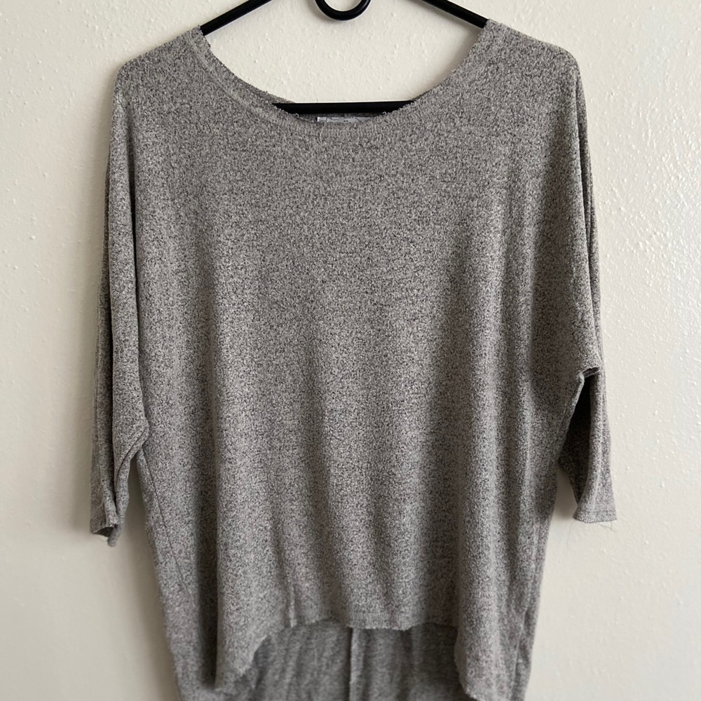 Moa Moa 3/4 Sleeve High Low